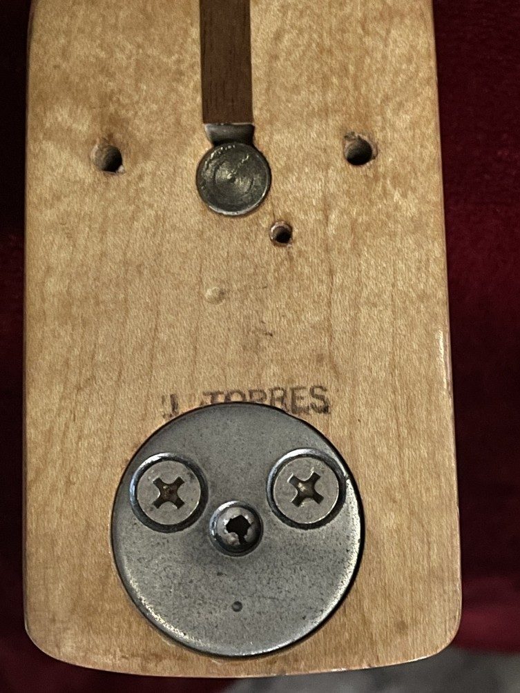 1972 Fender Stratocaster neck plate serial number 275970