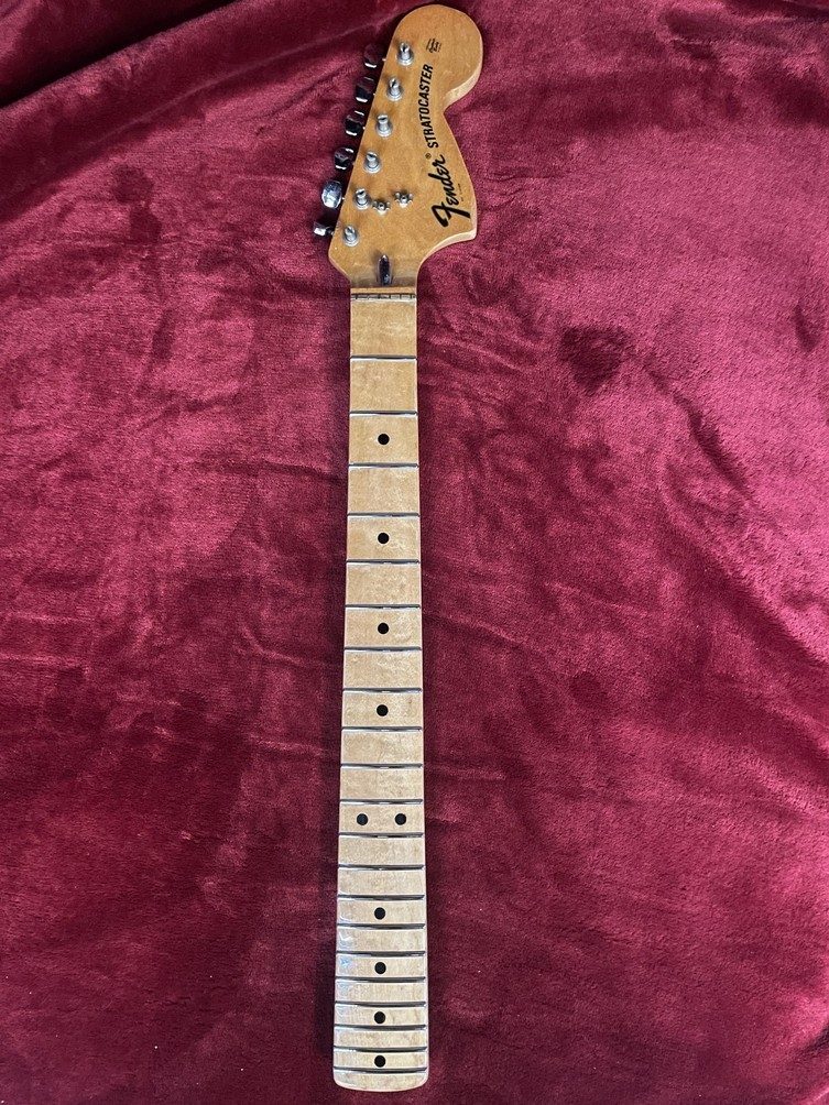Restored 1972 Fender Stratocaster maple neck front