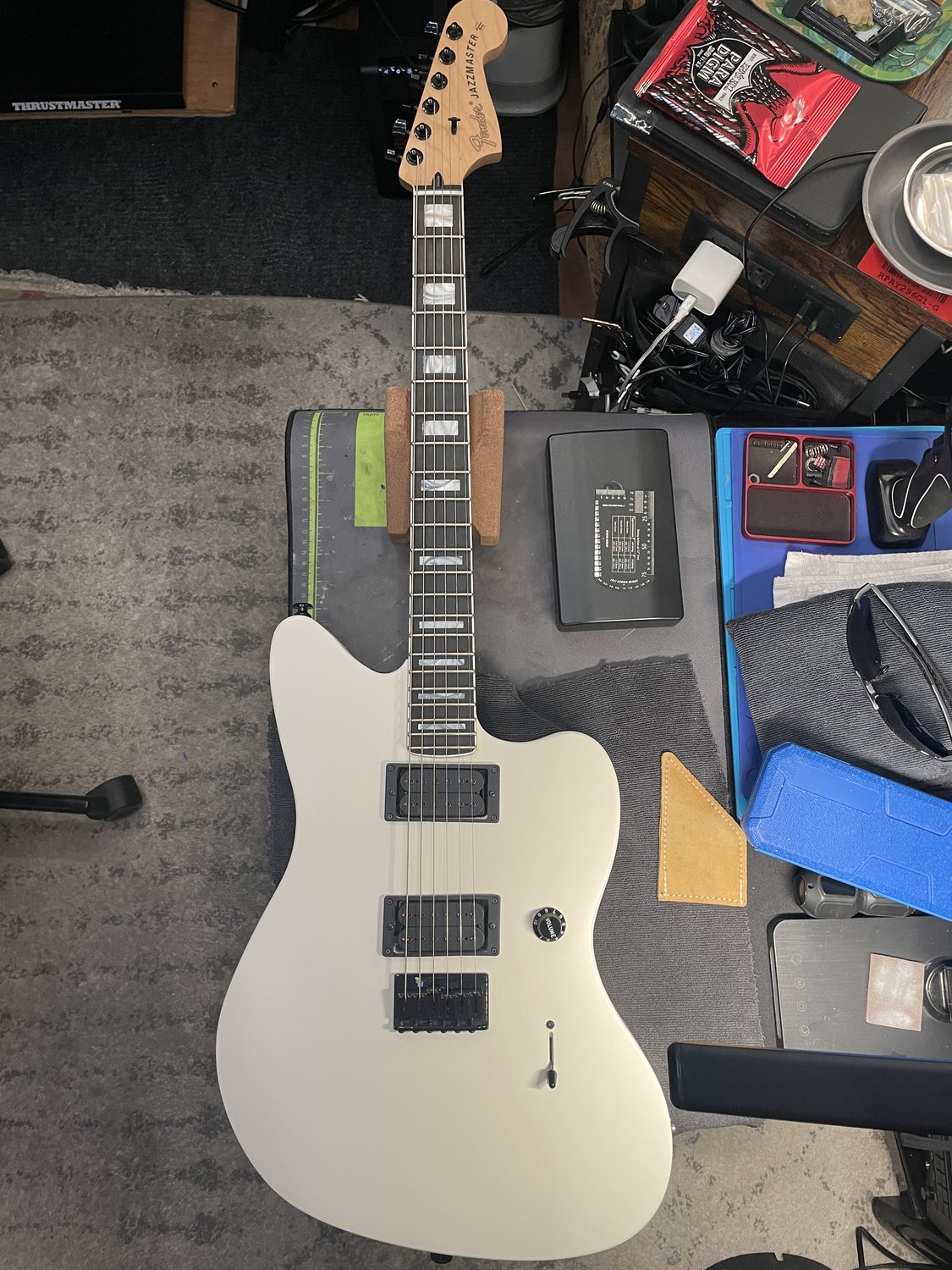2020 Fender Jim Root Jazzmaster intake photo