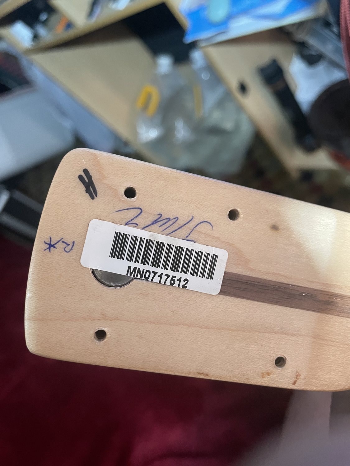 Jim Root Jazzmaster neck heel serial and markings