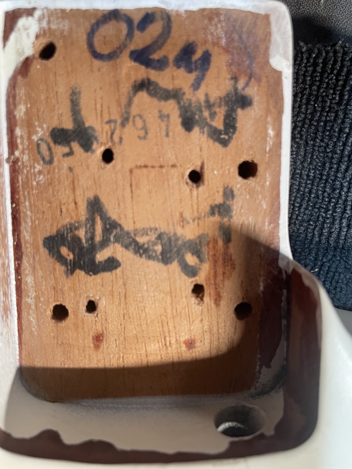 Jim Root Jazzmaster neck pocket markings