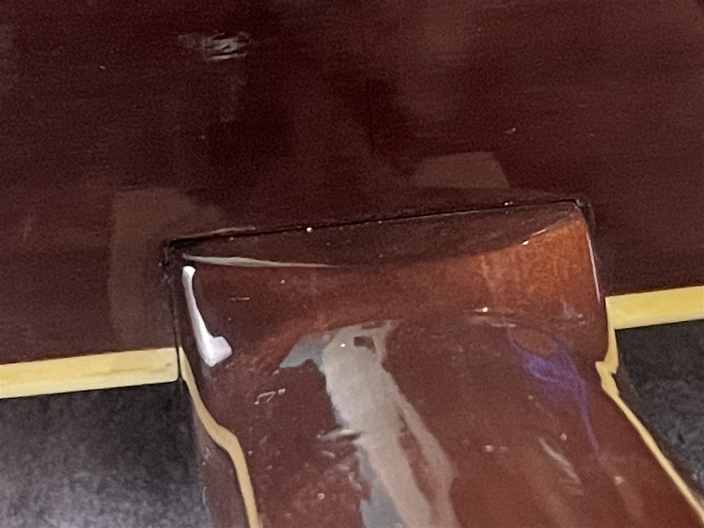 0.71mm neck heel separation on vintage Epiphone 12-string
