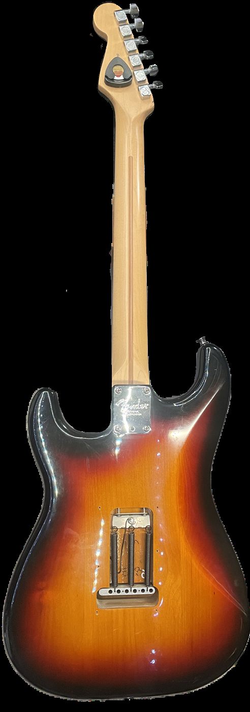 Finished 2008 USA American Standard Stratocaster back